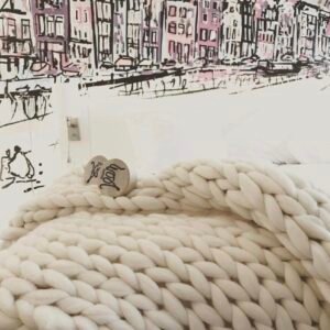 100% merino wool throw for those snowy nights